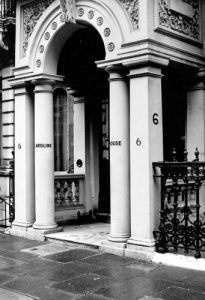Radio Caroline's posh headquarters in London's Mayfair